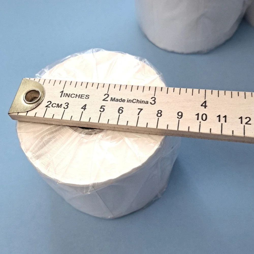 Direct Thermal Address Labels Roll 1000 2.25x1.25 White Shipping Barcode Sticker